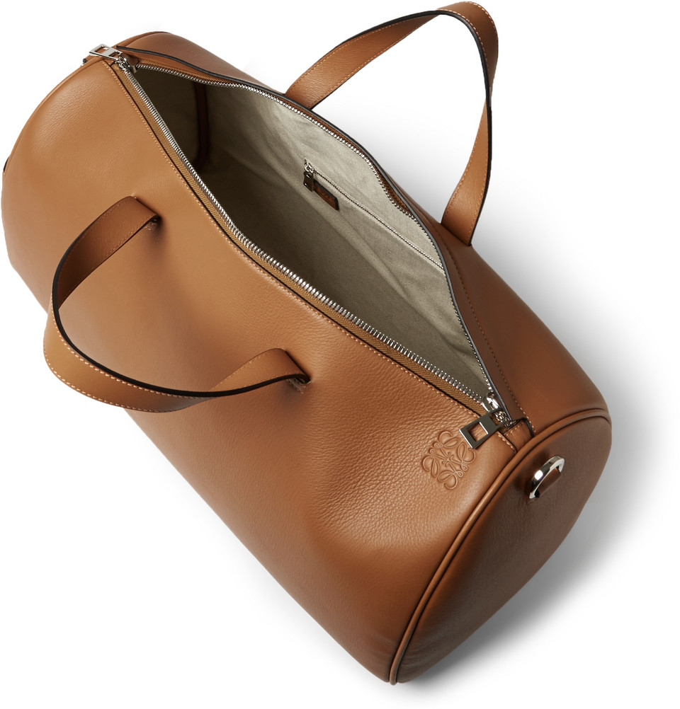 Lyst - Loewe Leather Duffle Bag in Brown for Men