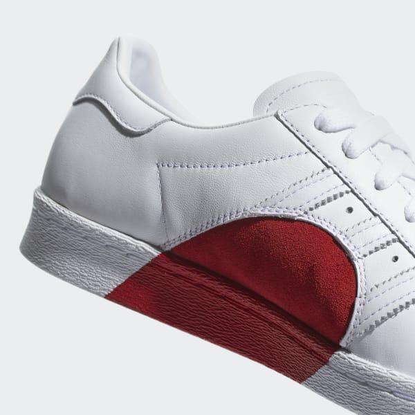 adidas Superstar 80s Half Heart Shoes in White Lyst