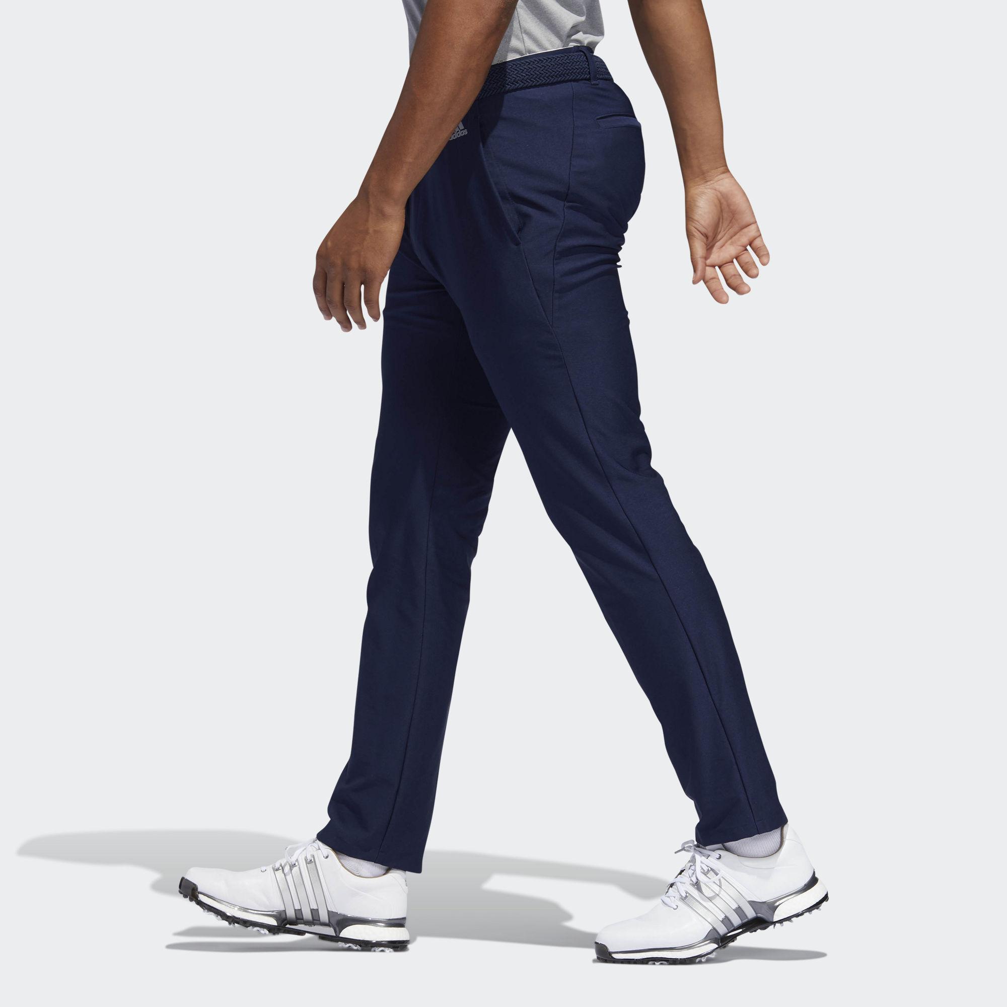adidas Ultimate365 3-stripes Tapered Pants in Blue for Men - Lyst