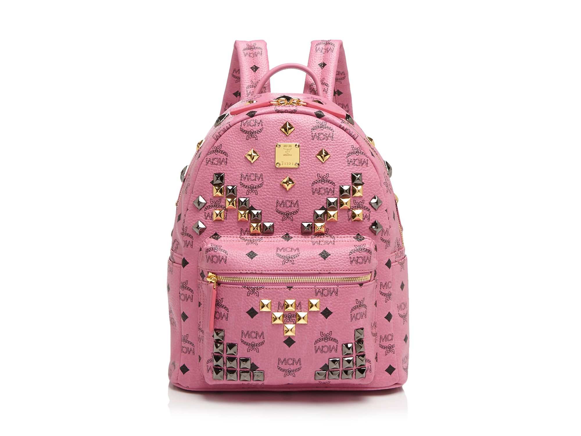 mcm backpack in pink