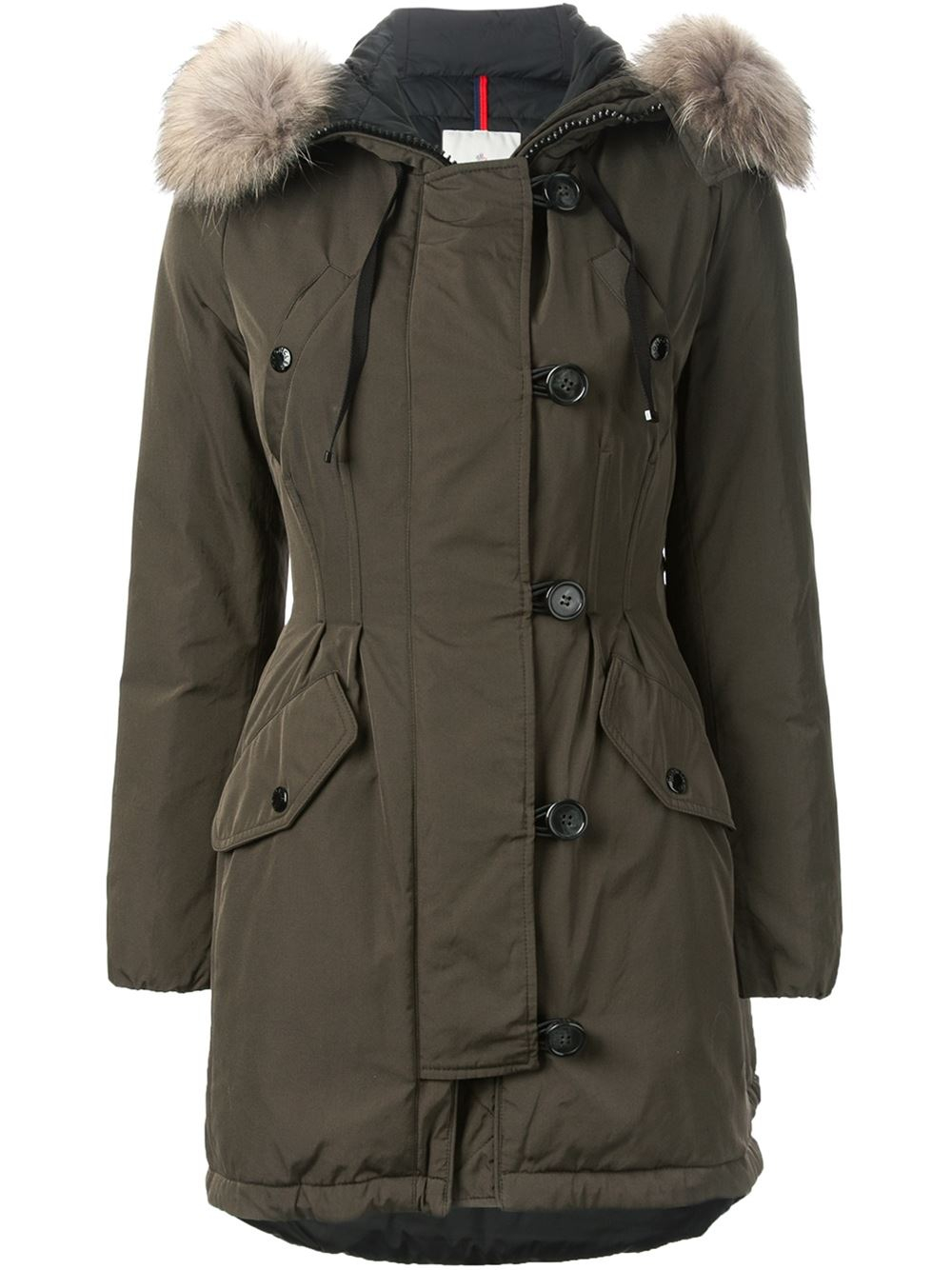 Lyst - Moncler Arrious Padded Parka in Green