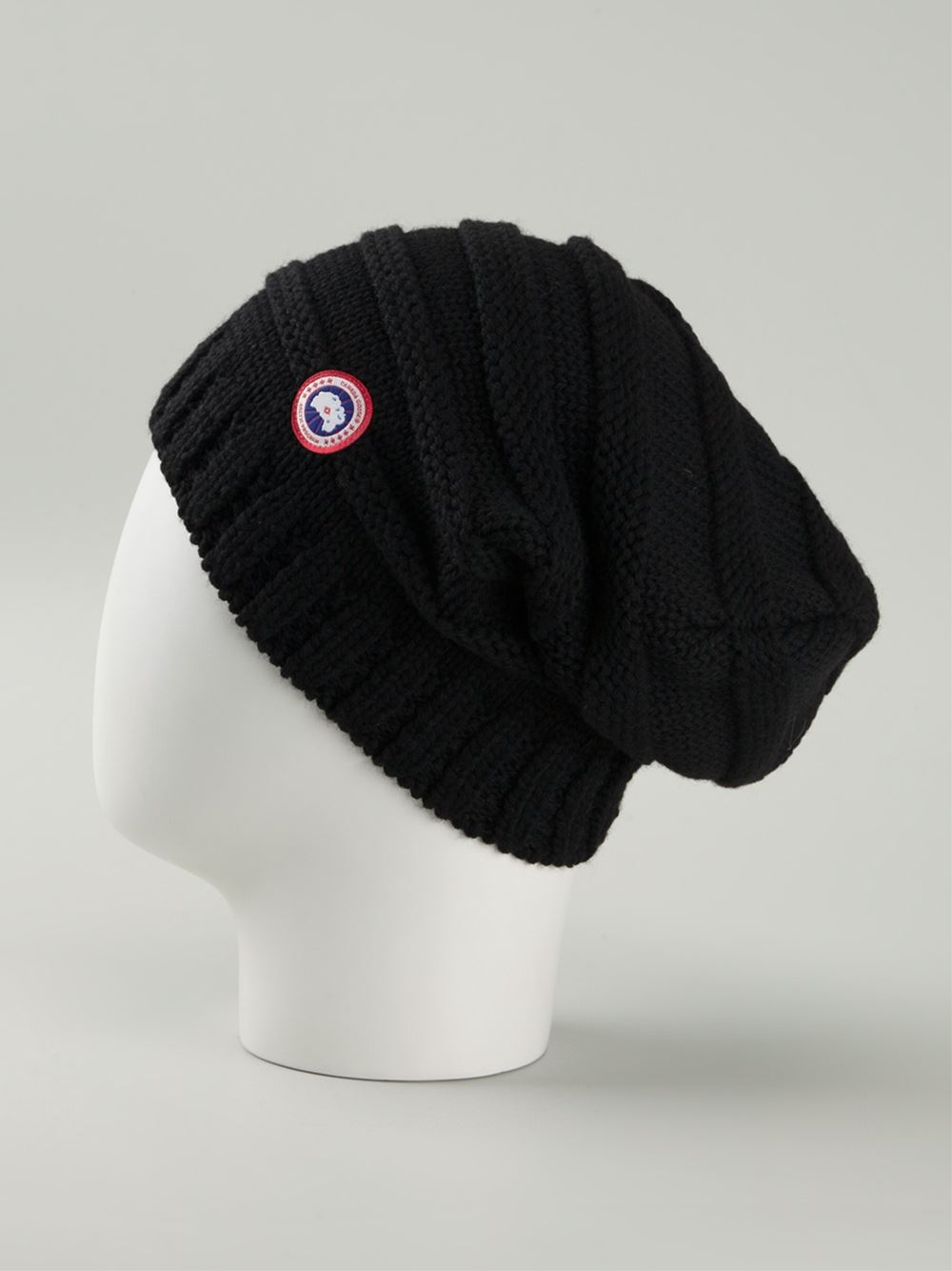 canada goose beanie hat black