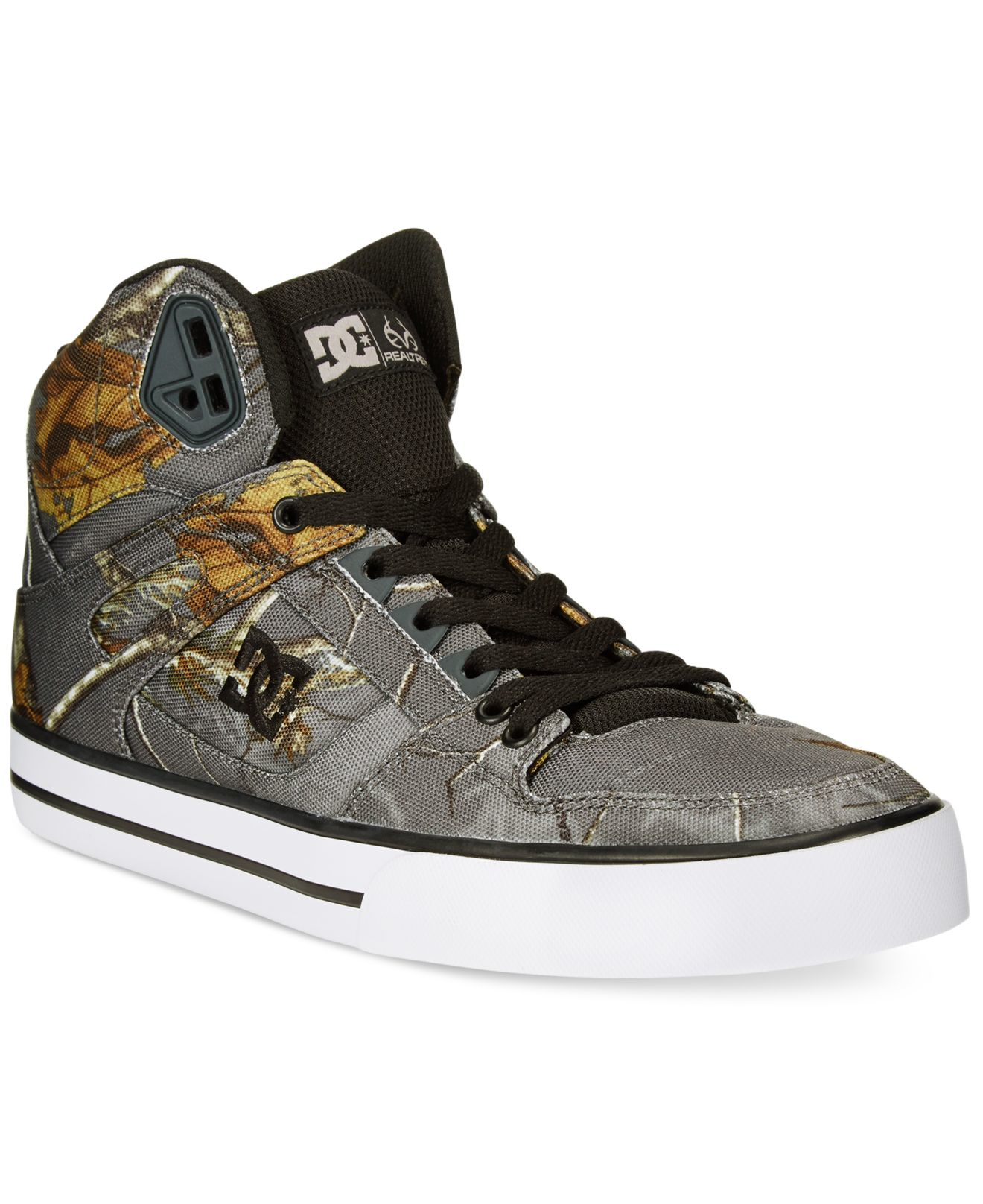 Dc shoes Spartan Real Tree Hightops in Gray for Men Lyst