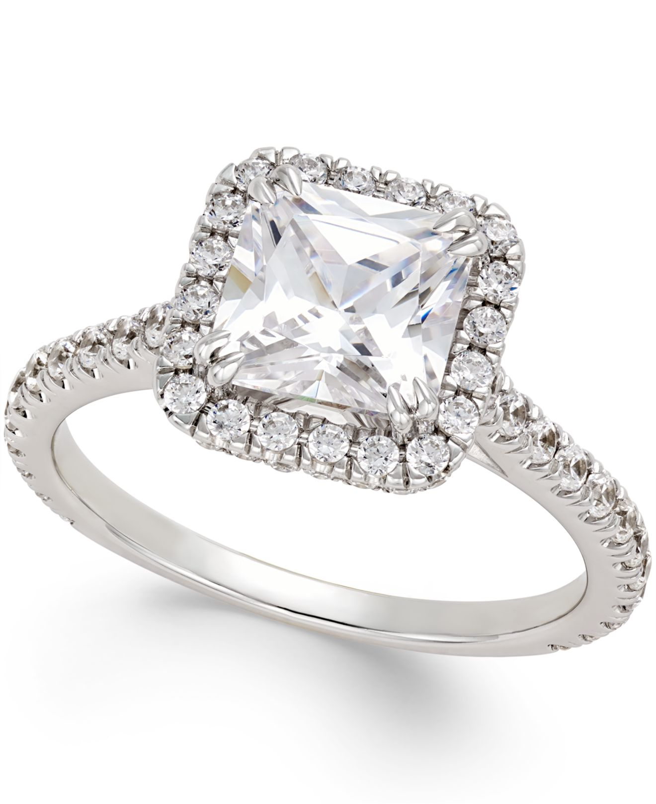 Lyst Macy s  Diamond Prong Eternity  Ring  In 14k White 
