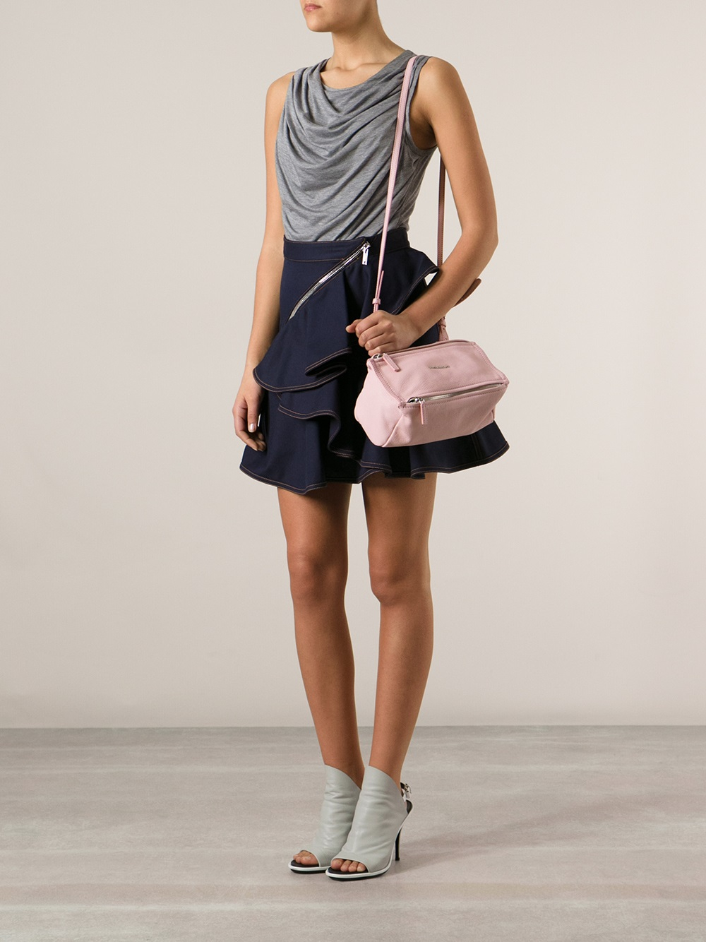 Lyst Givenchy Small Pandora Shoulder Bag in Pink