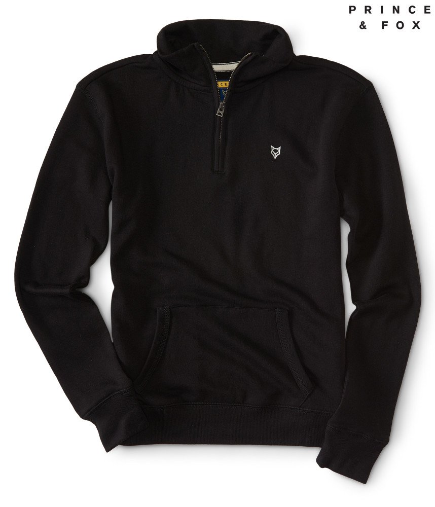 a 233 ropostale prince fox solid logo mock neck sweatshirt in black lyst a 233 ropostale prince fox solid logo mock neck sweatshirt in black lyst
