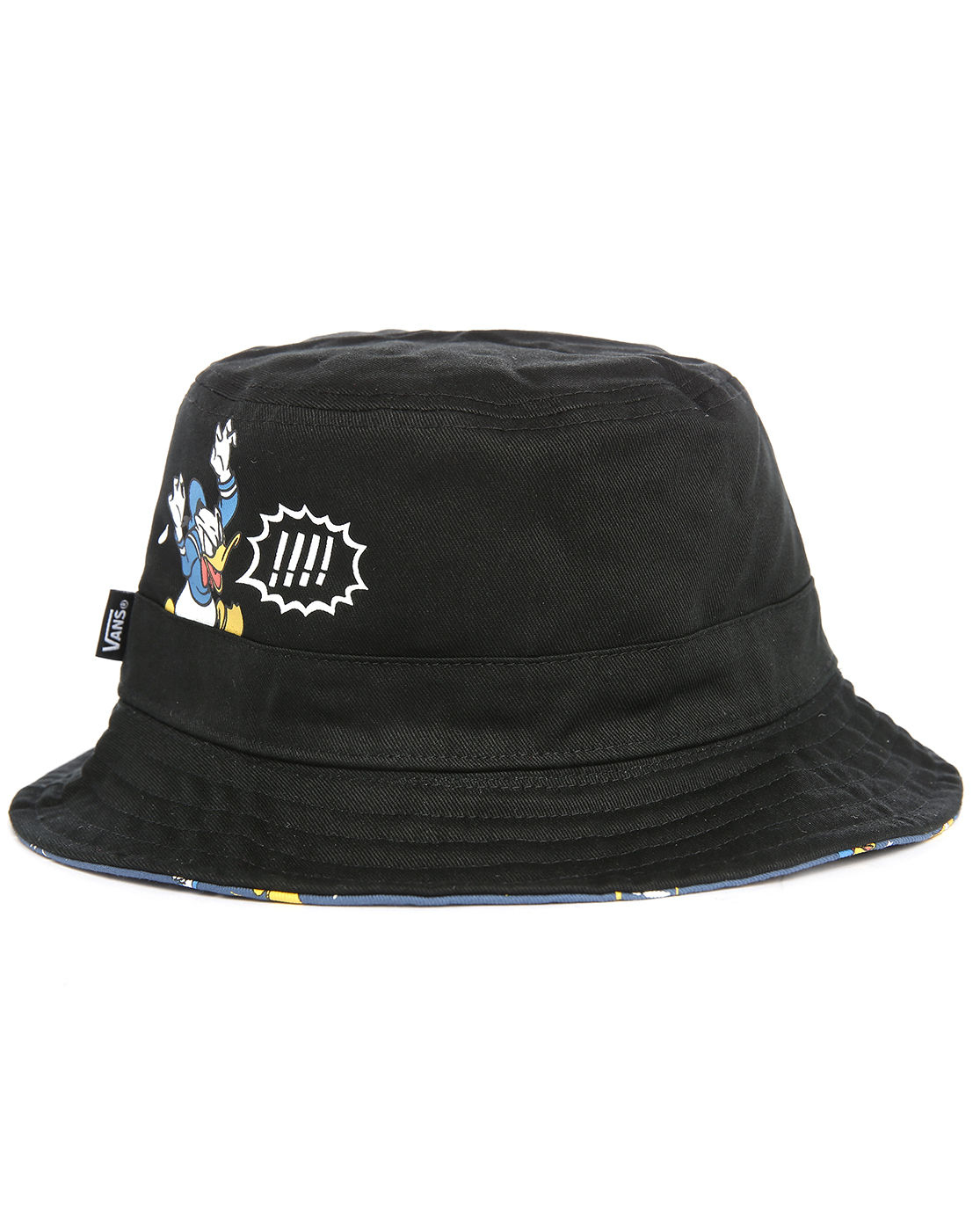 Vans Black Donald Reversible All-over Print Bucket Hat in Black for Men ...