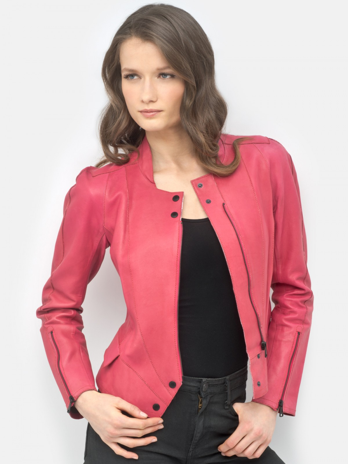 lyst andrew marc venus in pink lyst andrew marc venus in pink