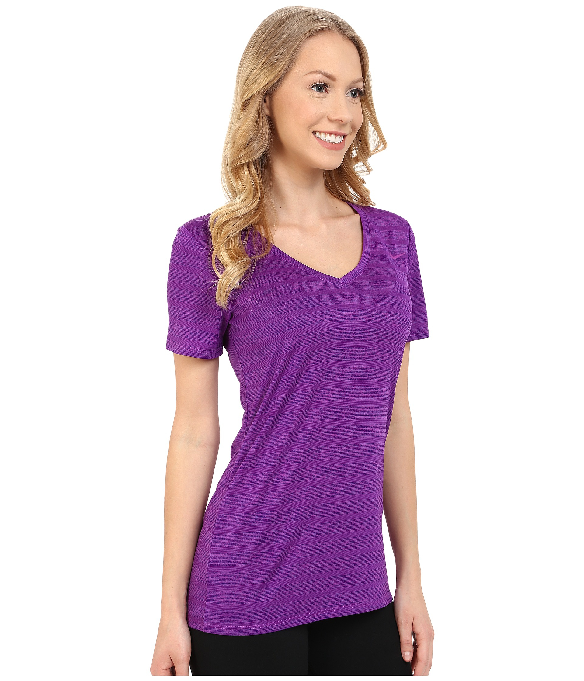 nike v neck women's shirt