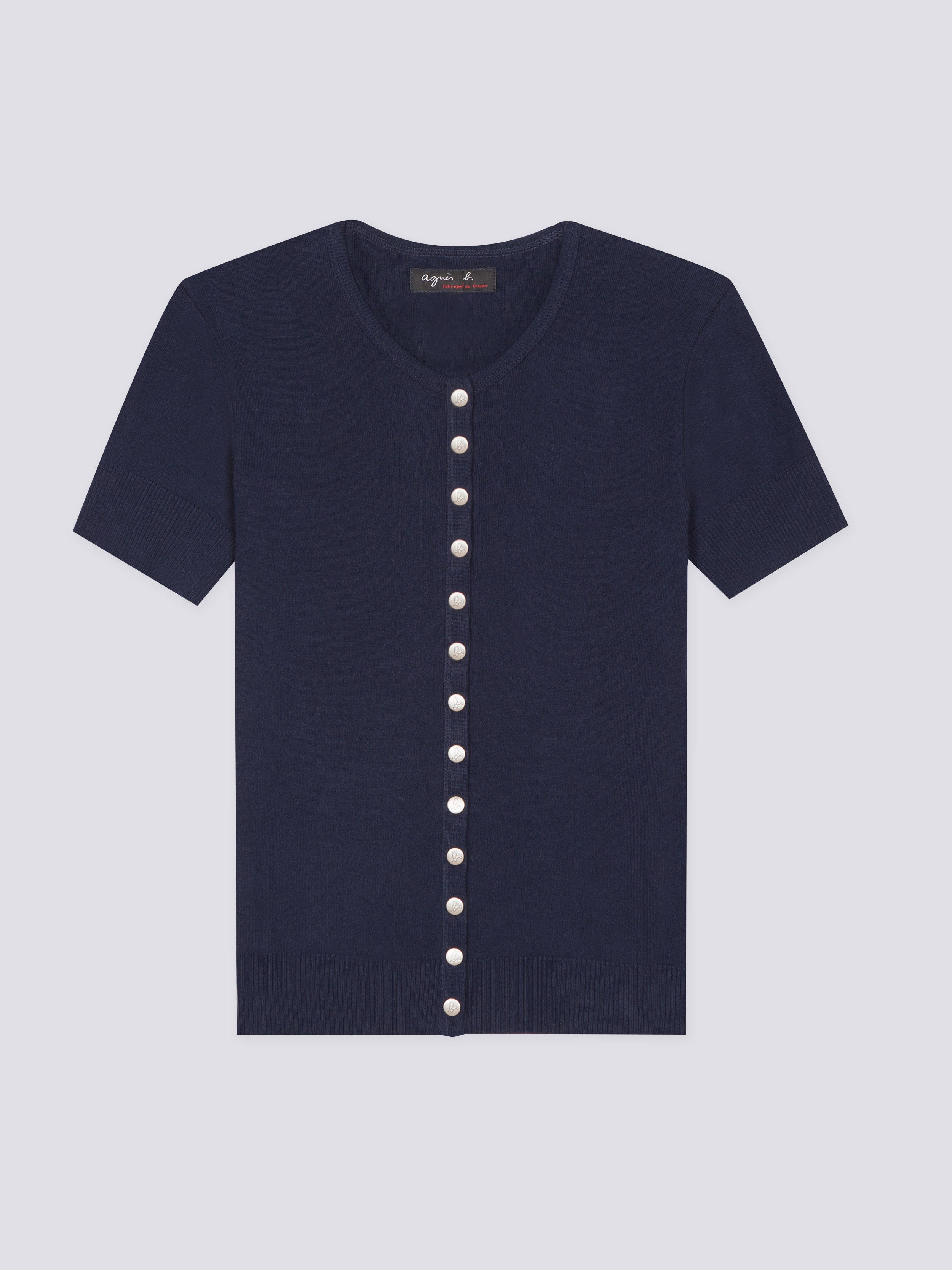 agnes b classic cardigan