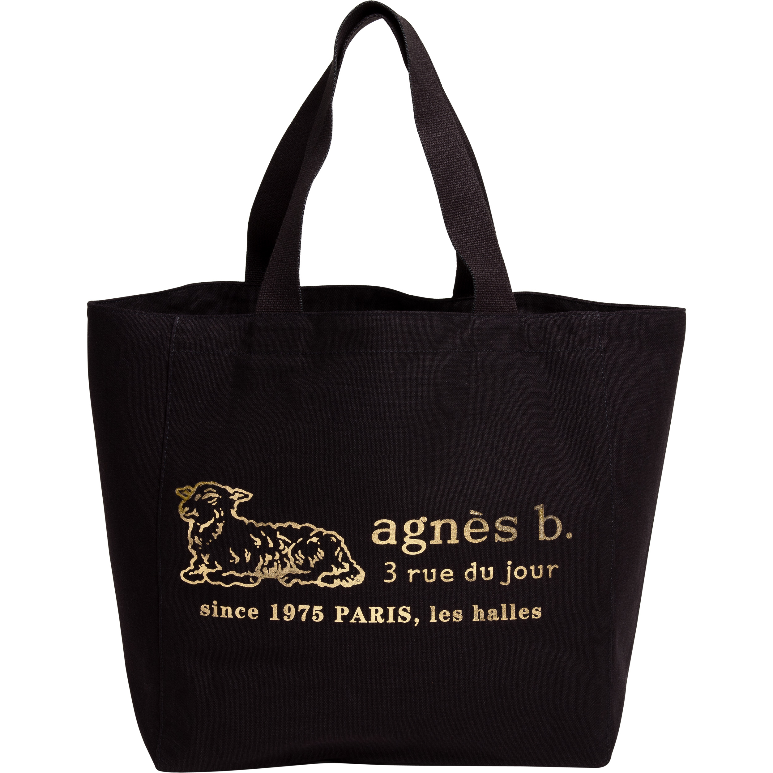 agnes b shoulder tote bag