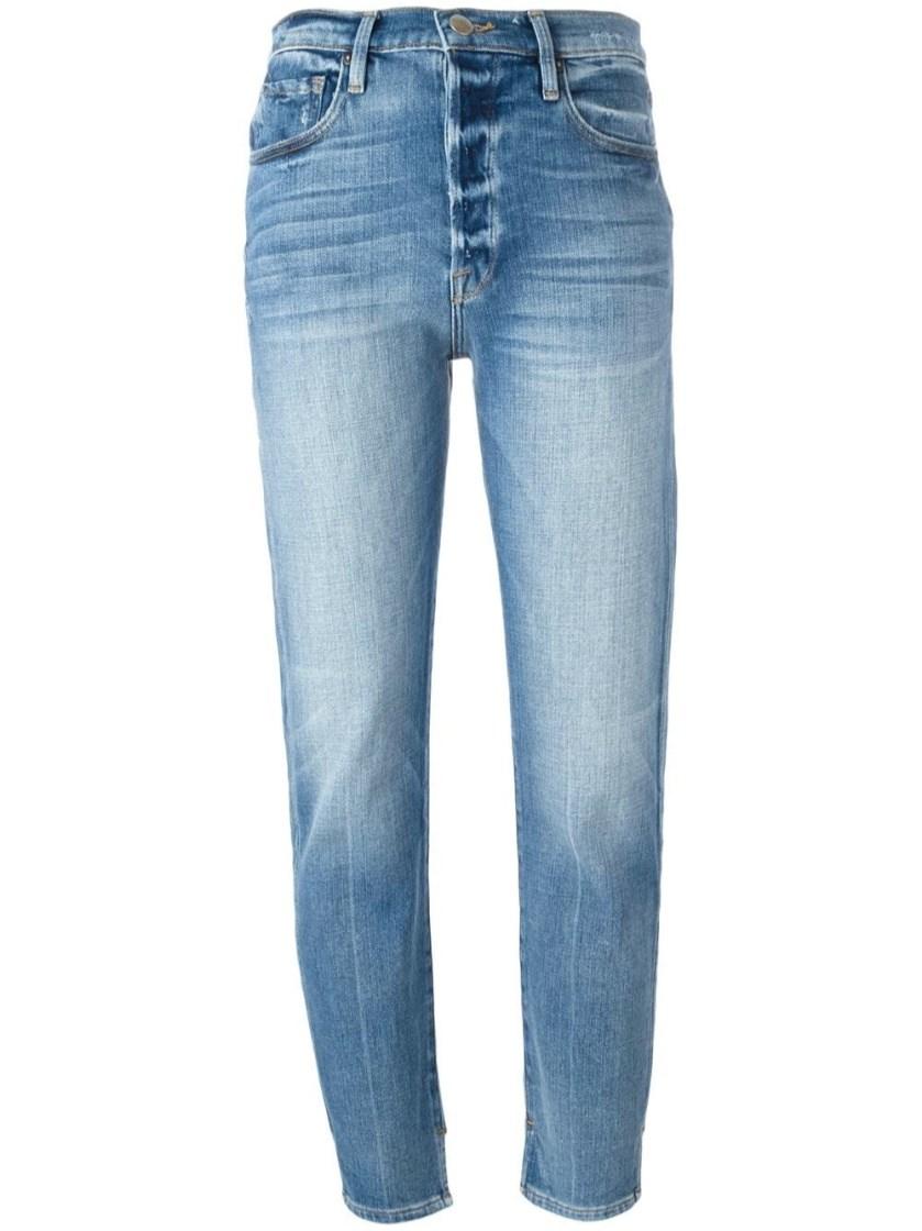 Frame 'le Original Reverse' Jeans in Blue | Lyst