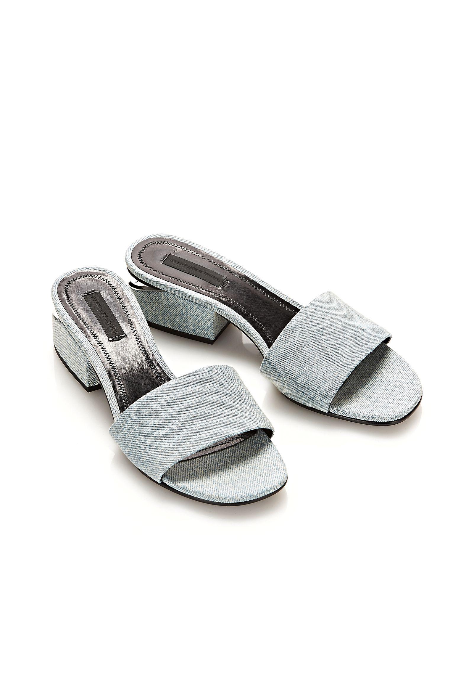 alexander wang denim heels