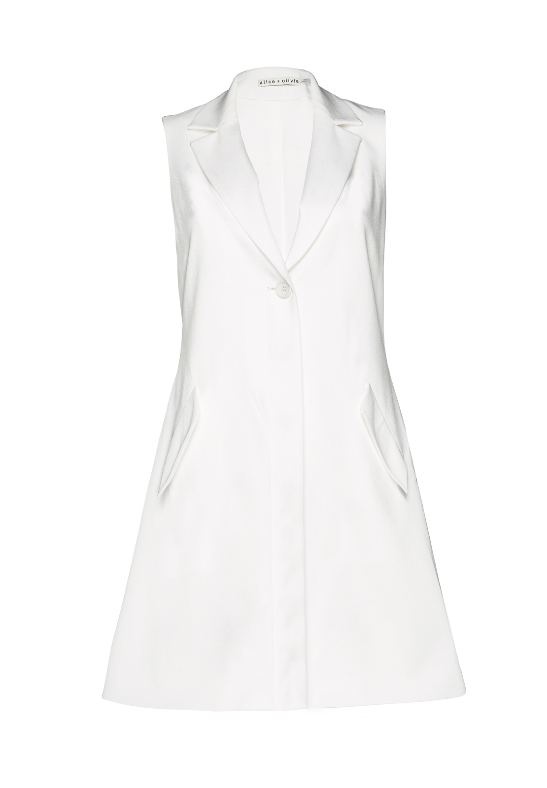 Lyst - Alice + Olivia Melina One Shoulder Dress in White