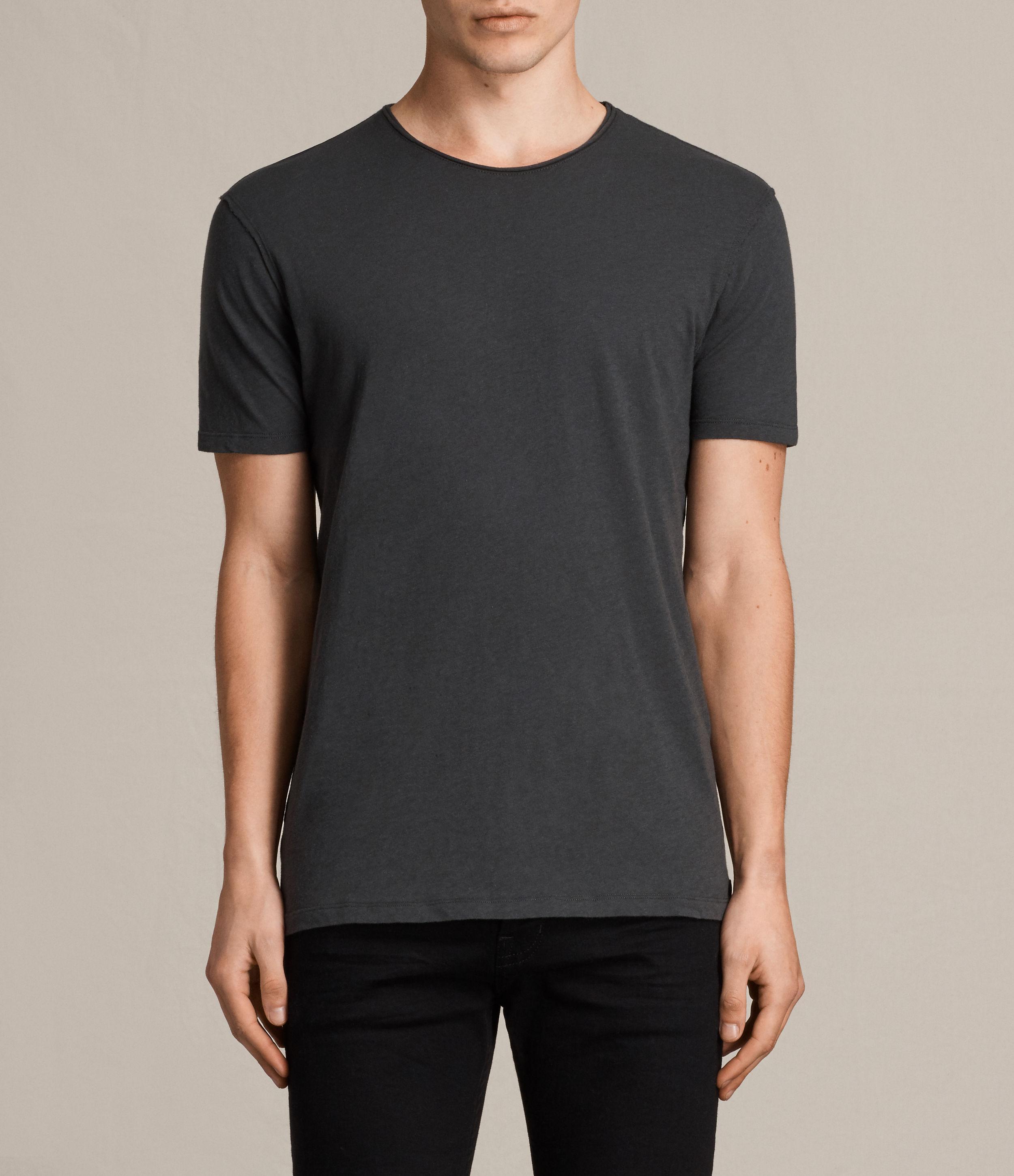 Allsaints Figure Crew T-shirt in Black for Men | Lyst