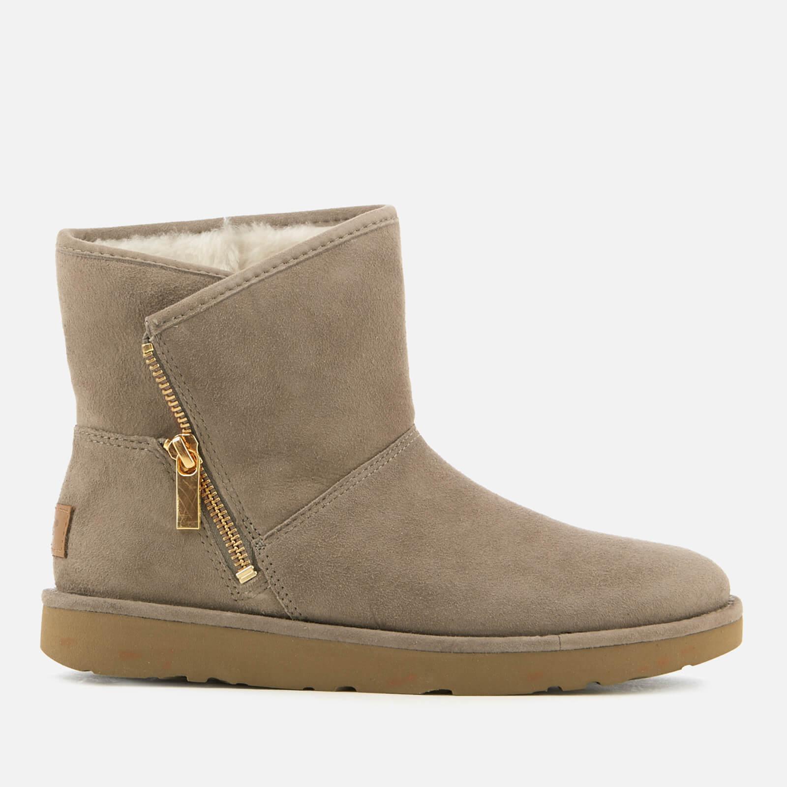 Lyst - Ugg Women's Kip Suede Zip Side Boots in Gray