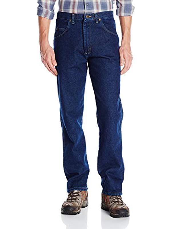 wrangler men's rugged wear relaxed fit jean