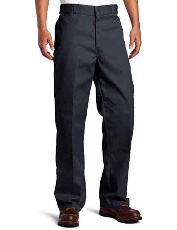 men's double knee work pants