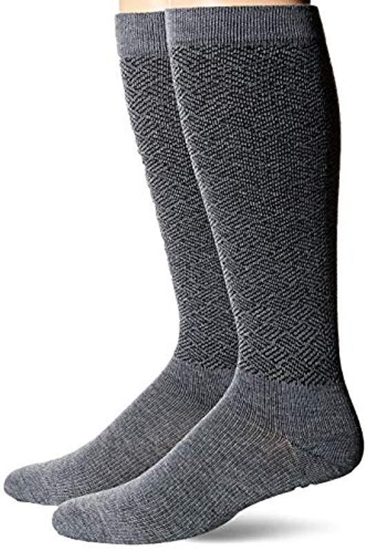 Dr. Scholls American Lifestyle Pin Dot Compression Socks 2 Pair in Gray