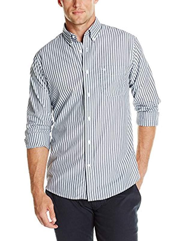 Dockers No Wrinkle Long Sleeve Button Front Shirt for Men - Lyst