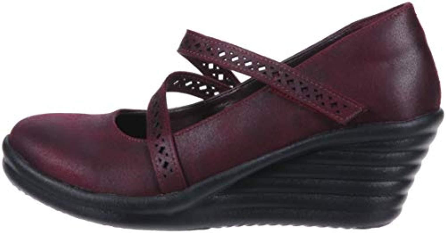 mary jane wedge pump