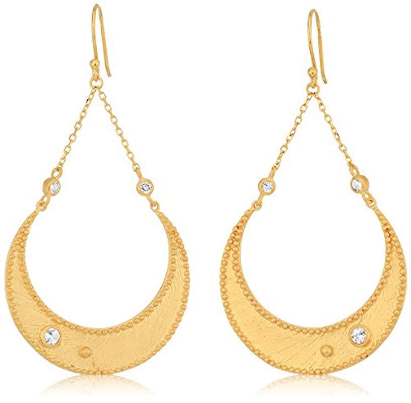 Lyst Satya Jewelry Celestial Dess White Topaz Gold Satya Jewelry