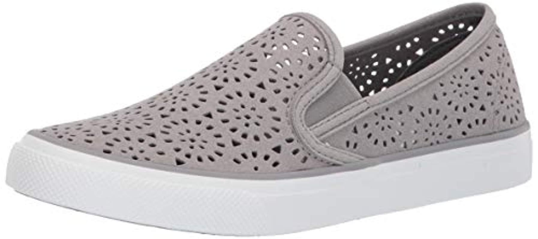 Lyst - Sperry Top-Sider Seaside Perf Emboss Sneaker in Gray