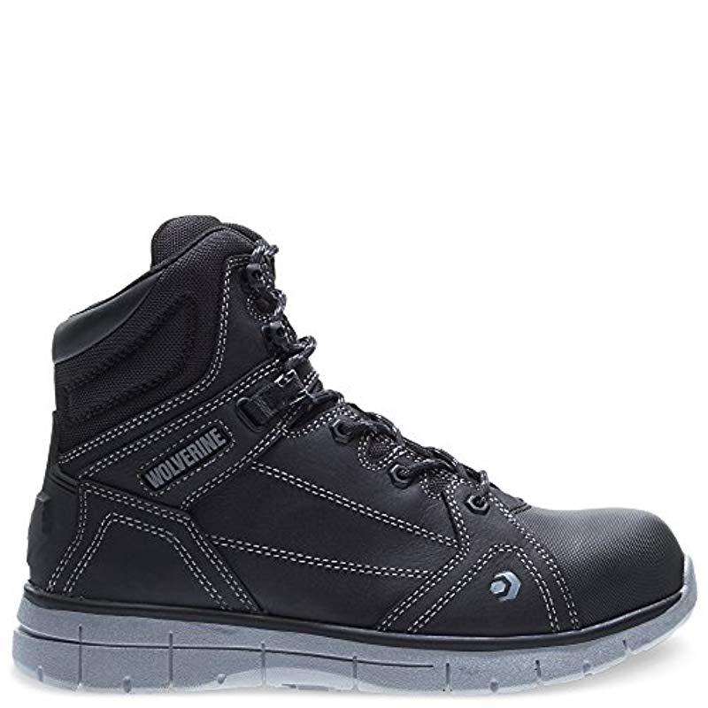 wolverine men's gear wpf composite toe wellington boots