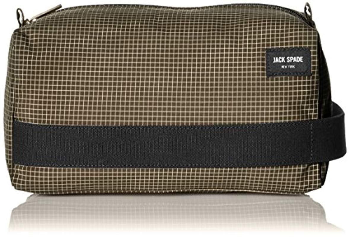 Jack Spade - Multicolor Packable Graph Check Toiletry Kit for Men - Lyst. View fullscreen