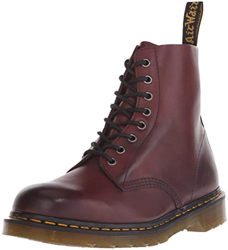 Lyst - Dr. Martens Pascal Combat Boot In Red For Men