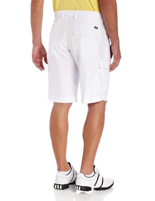 cargo white shorts