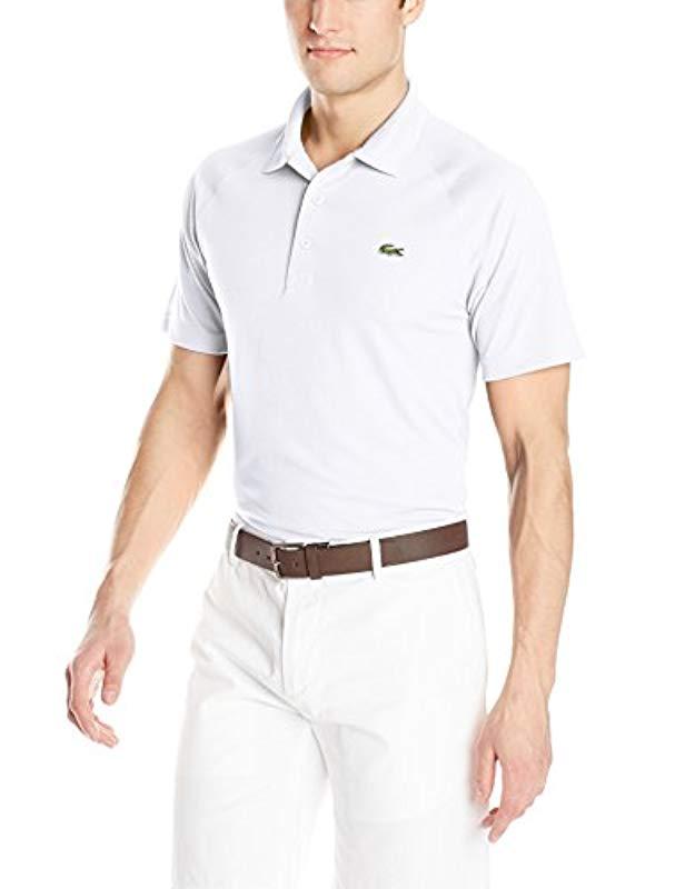lacoste raglan polo