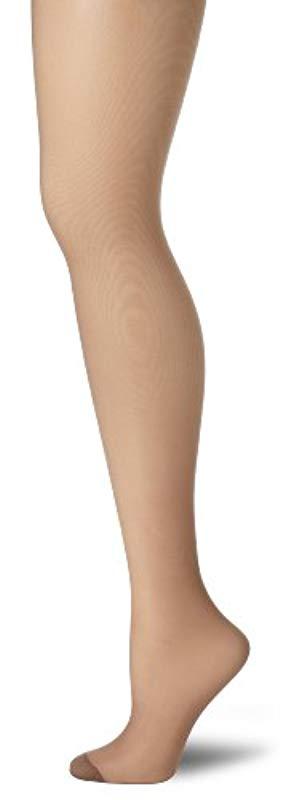 Lyst - Hanes Control Top Reinforced Toe Silk Reflections Panty Hose