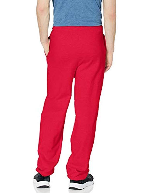 champion men's cotton max fleece sweatpant