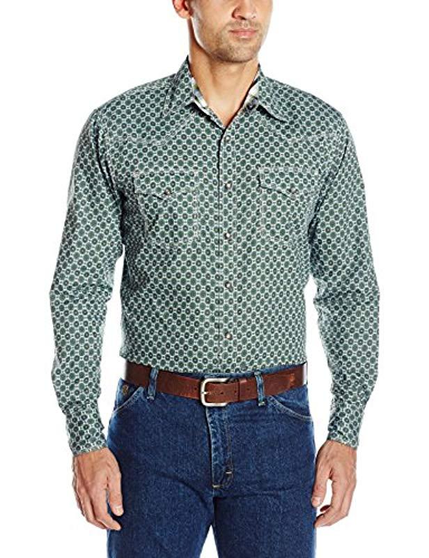 mens two pocket long sleeve shirt