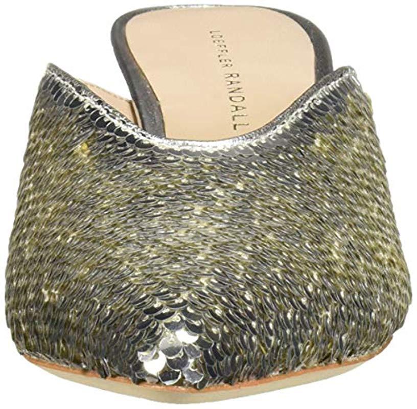 loeffler randall metallic mules