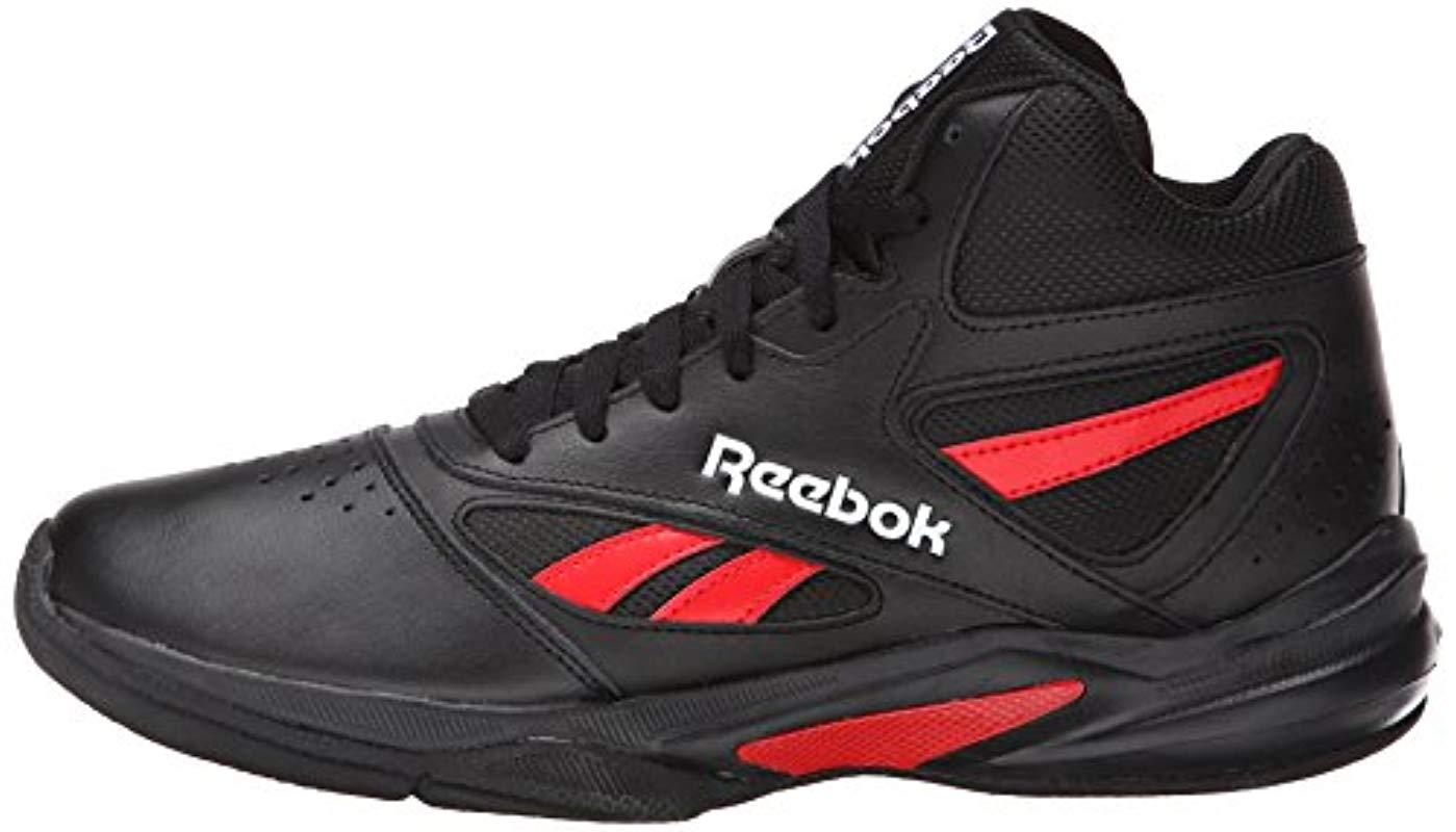 black and white reebok basketball shoes