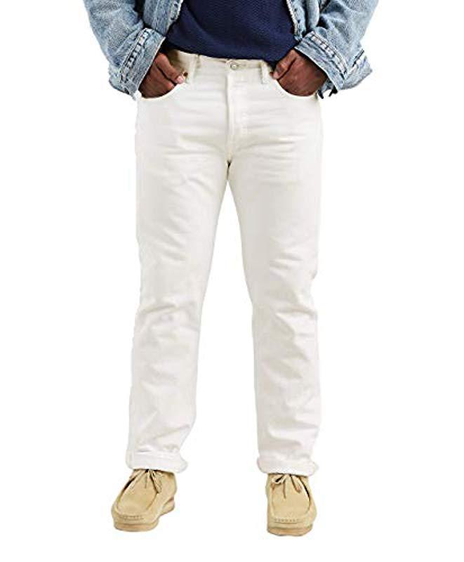 Lyst - Levi'S Big And Tall 501 Original Fit Jean in White for Men