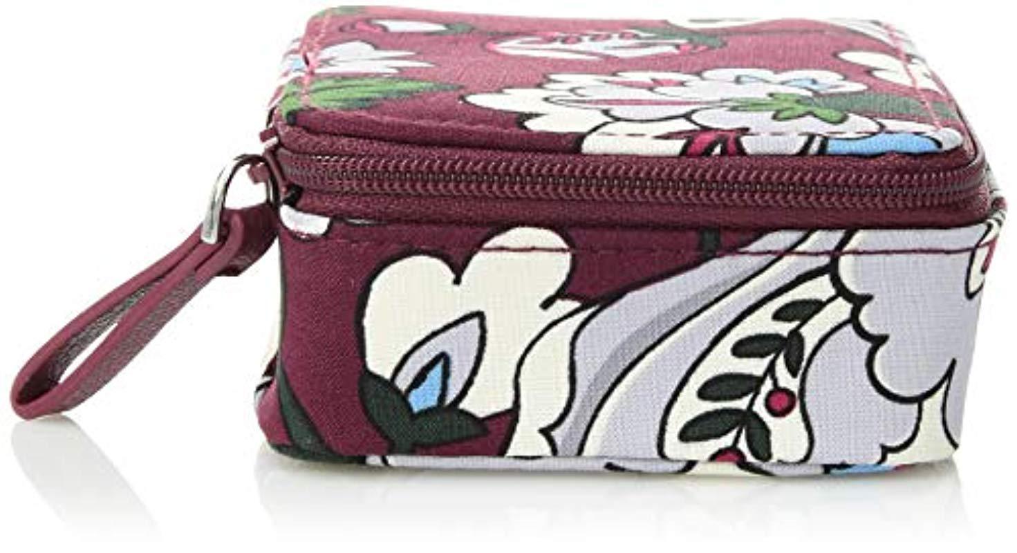 Lyst Vera Bradley Iconic Travel Pill Case, Microfiber in Purple