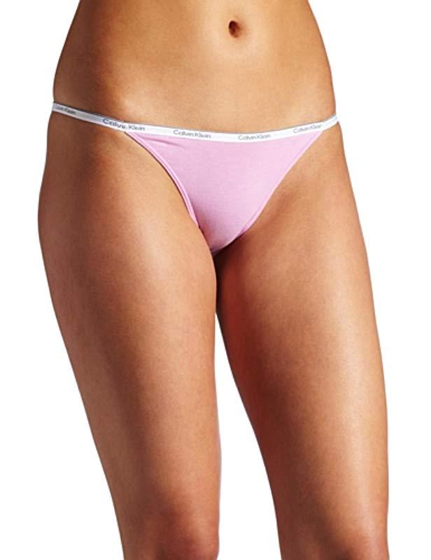 Calvin Klein Ck One Cotton String Bikini Pan