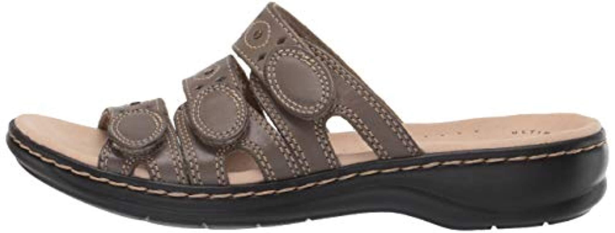 clarks olive green sandals