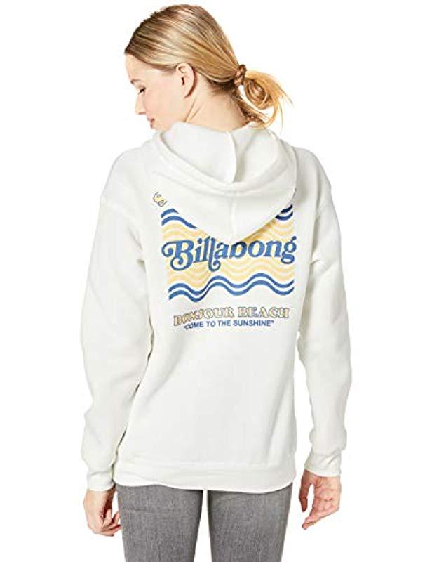 Billabong Hooded Sweatshirt - Lyst