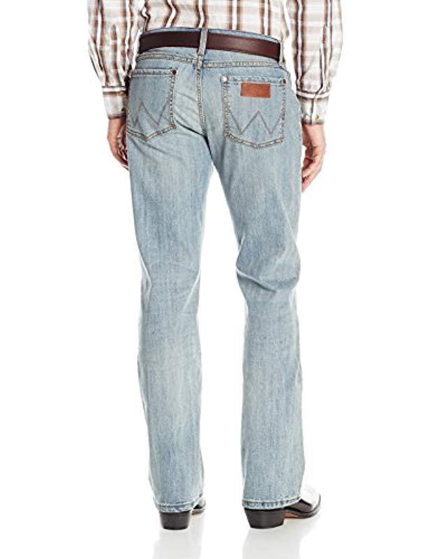 Lyst - Wrangler 's Retro Slim Fit Boot Cut Jean in Blue for Men