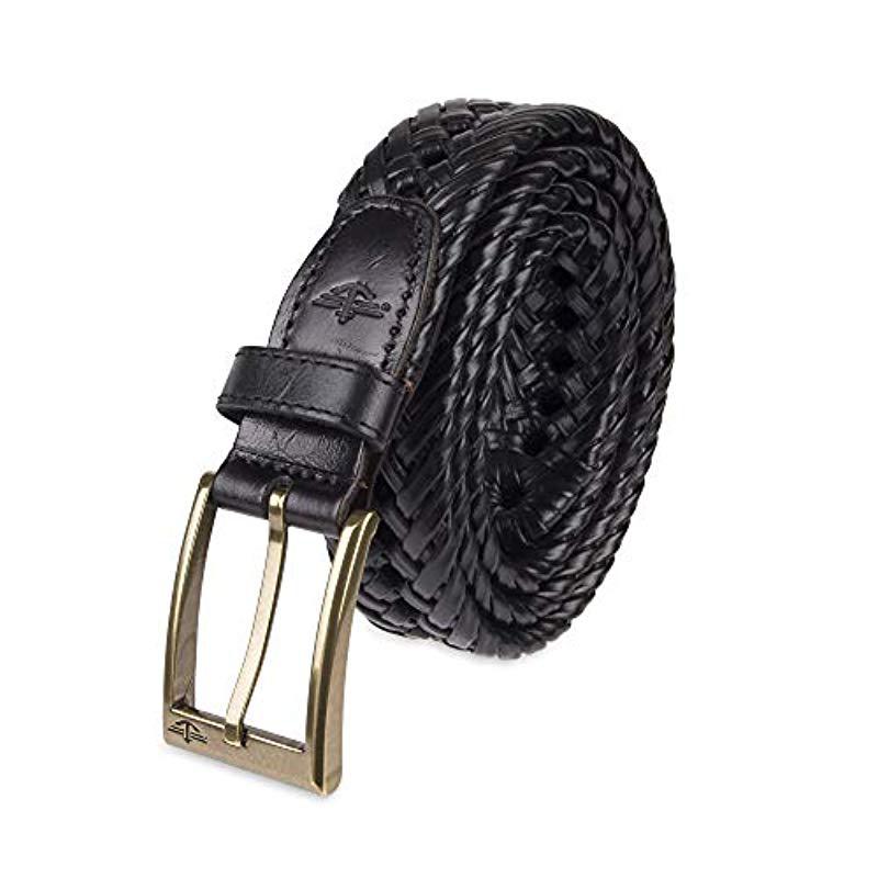 Dockers Braided Belt in Black for Men - Lyst