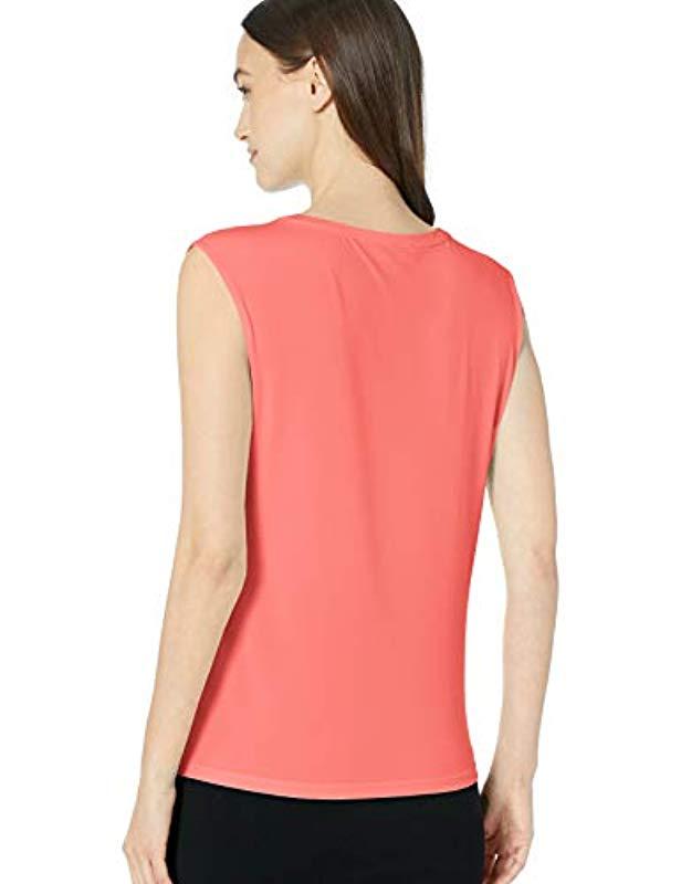 calvin klein sleeveless tops