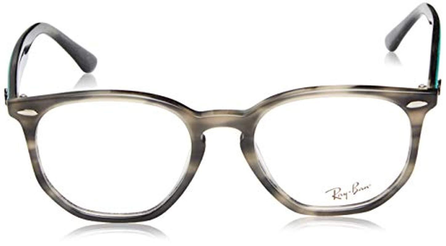 Ray-Ban Unisex Rx7151 Eyeglasses in Green for Men - Lyst
