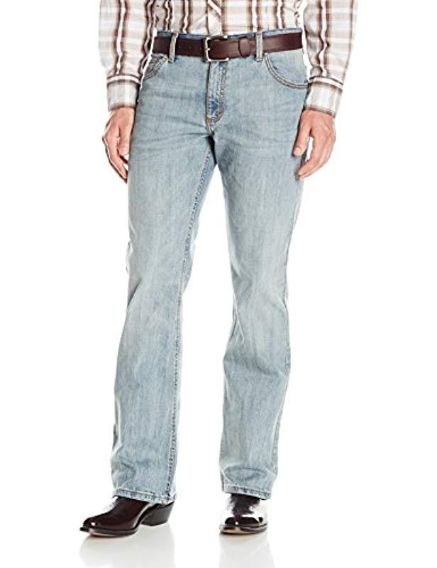 Lyst - Wrangler 's Retro Slim Fit Boot Cut Jean in Blue for Men