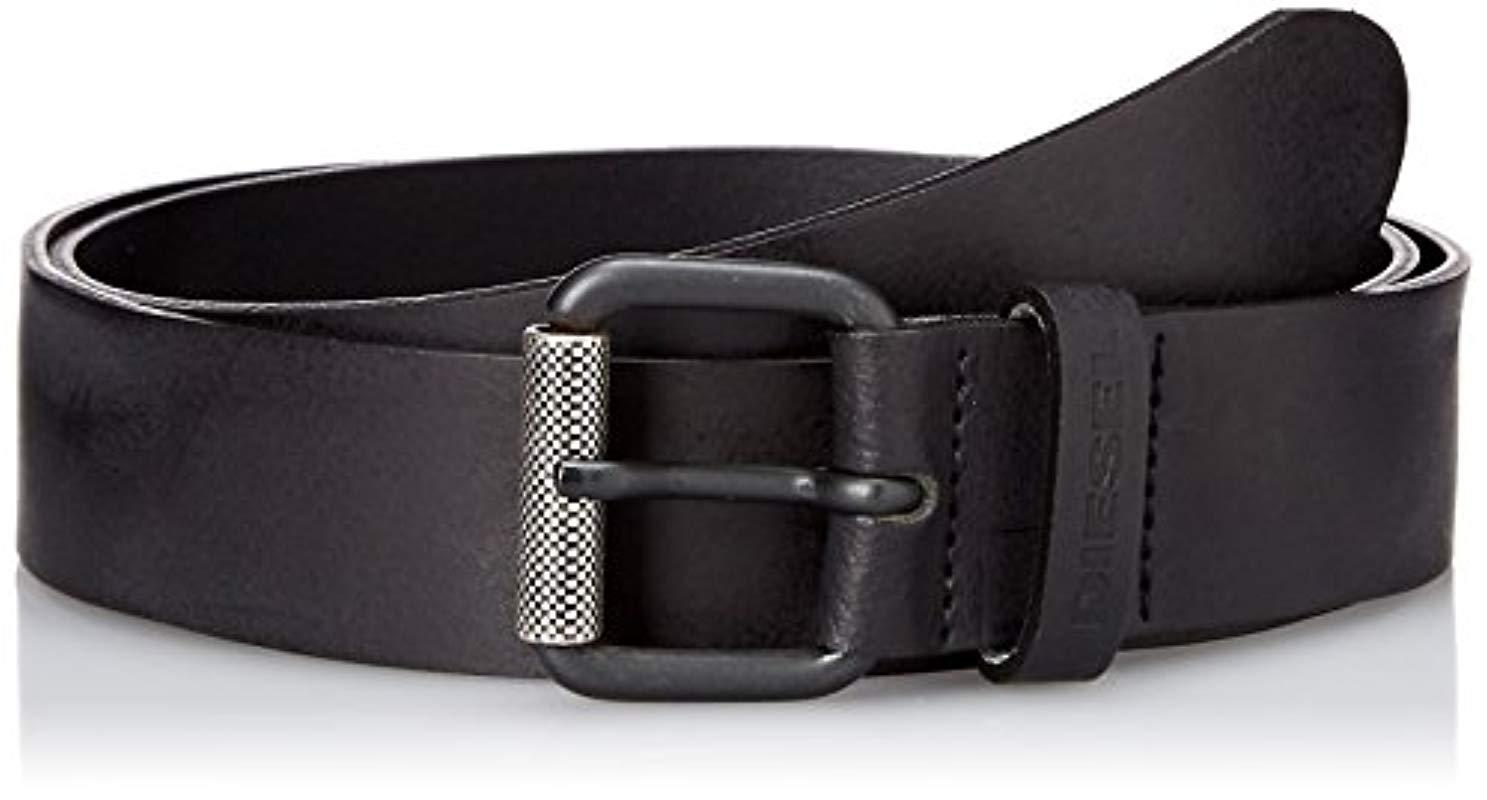 DIESEL B-plate-belt in Black for Men - Lyst