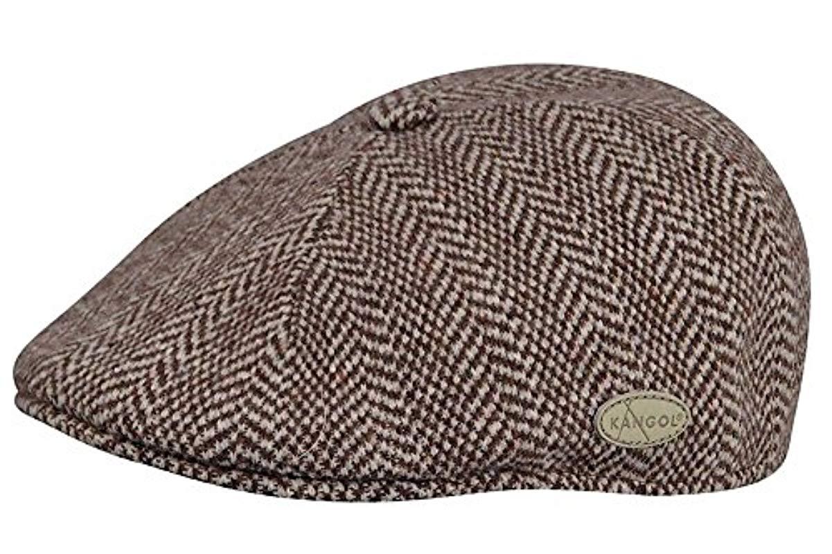 Lyst - Kangol Herringbone 507 Cap in Brown for Men - Save 47%