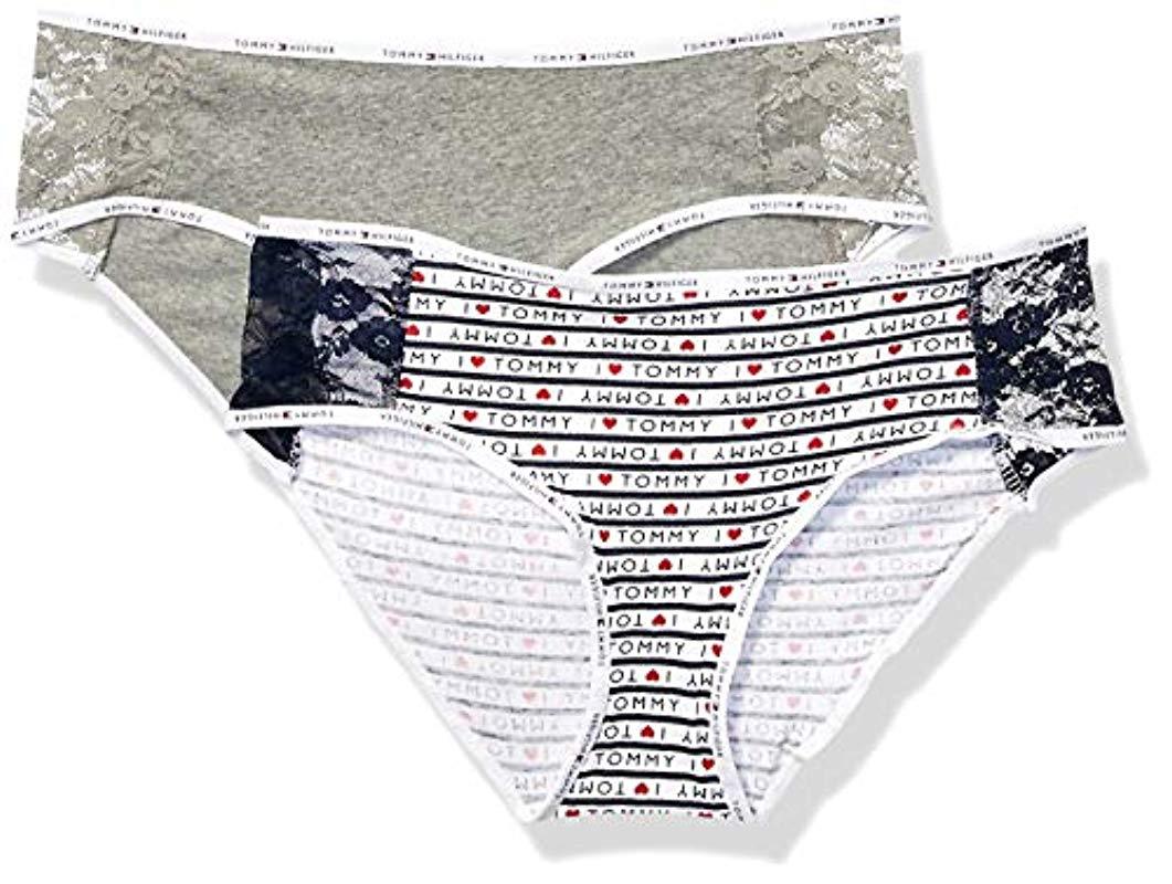 Tommy Hilfiger Hipster Panties in White Lyst